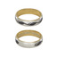 Серебряное обручальное кольцо с позолотой и черневым узором Любовь навеки 10020531М06